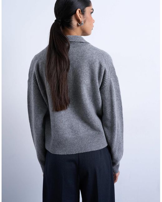Pull TOPSHOP en coloris Gray