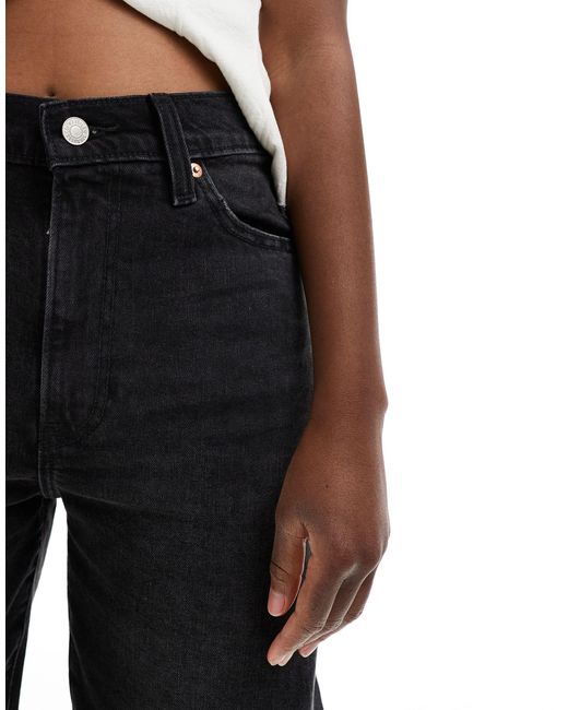 Levi's Black – ribcage – bermuda-jeansshorts