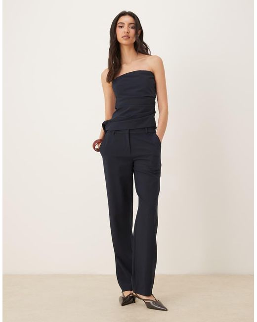 Nia Blue Grandco-Ord Bandeau Top
