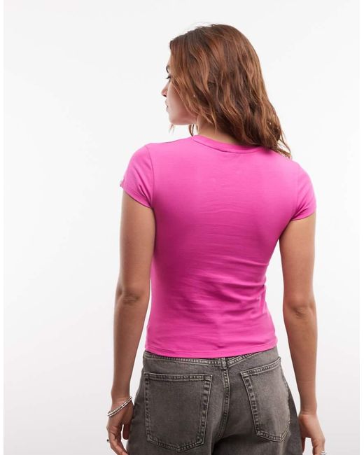 Collusion Pink Guilty Slogan Graphic Baby Tee