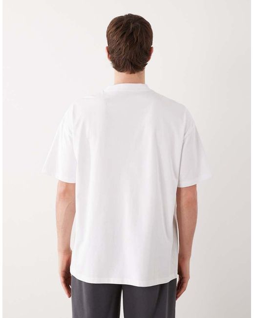 Collusion White Logo T-Shirt for men