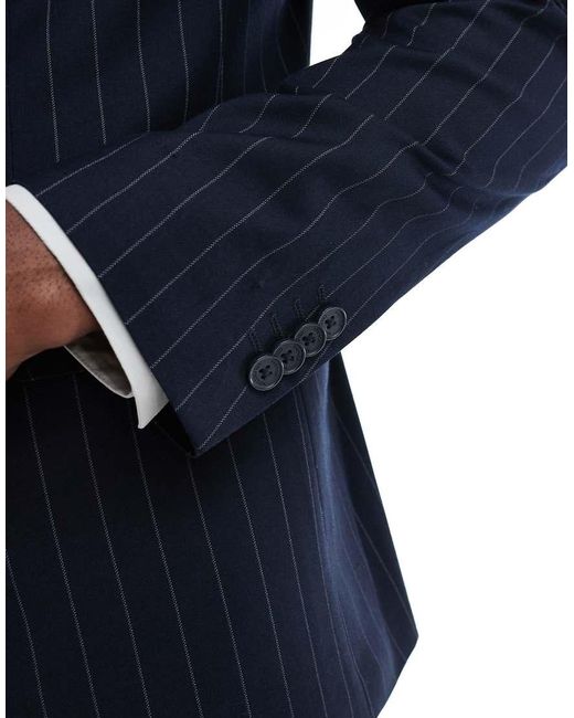 French Connection Blue French Connection Formal Suit Jacket Co-ord for men