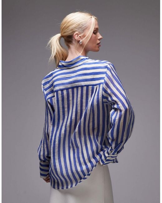 Mango Blue Lightweight Shirt