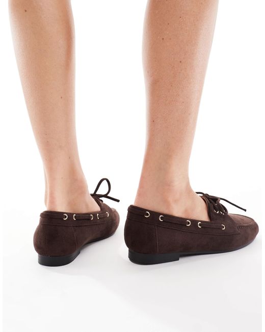 SEQWL Brown Picnic Boat Shoes