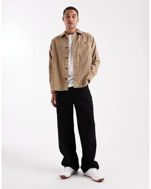 Only & Sons Natural Cord Overshirt for men
