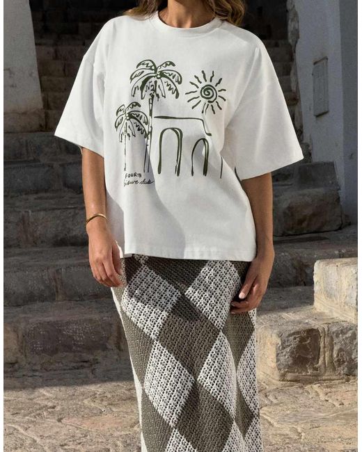 X Luana Barron di 4th & Reckless in White