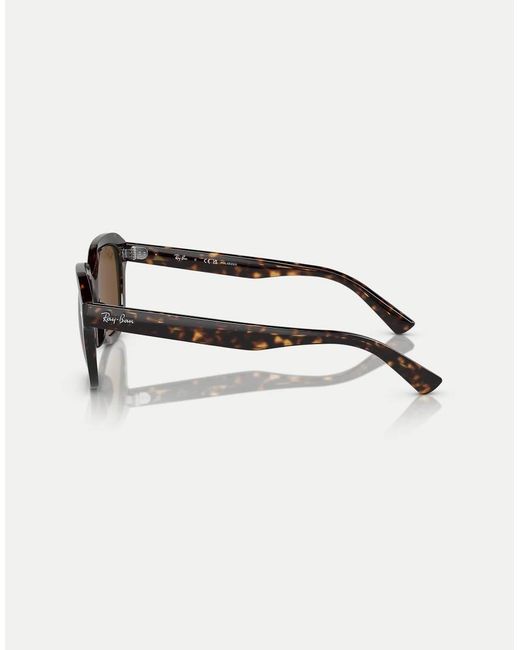 Ray-Ban Natural Erik Square Polarised Sunglasses