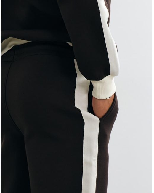 ASOS White Straight Leg Trackies for men