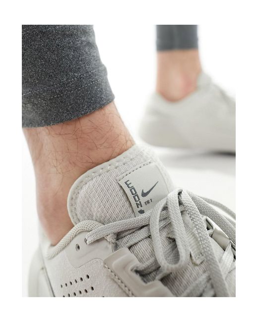 Nike Gray Air Zoom Tr 1 Sneakers for men