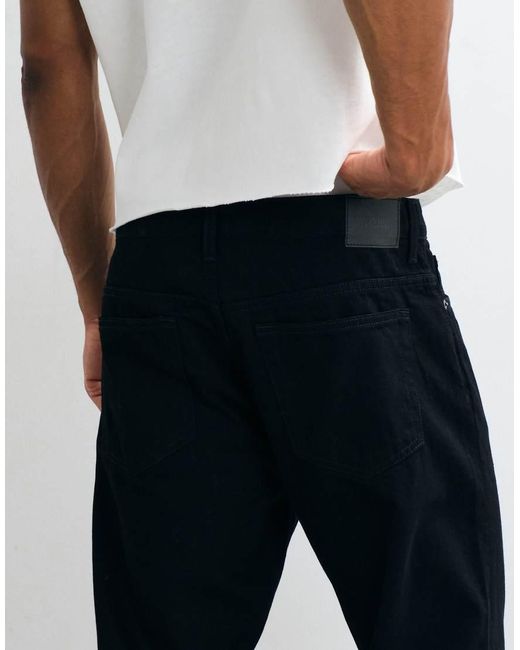 Weekday Blue Space Straight Leg Jeans for men