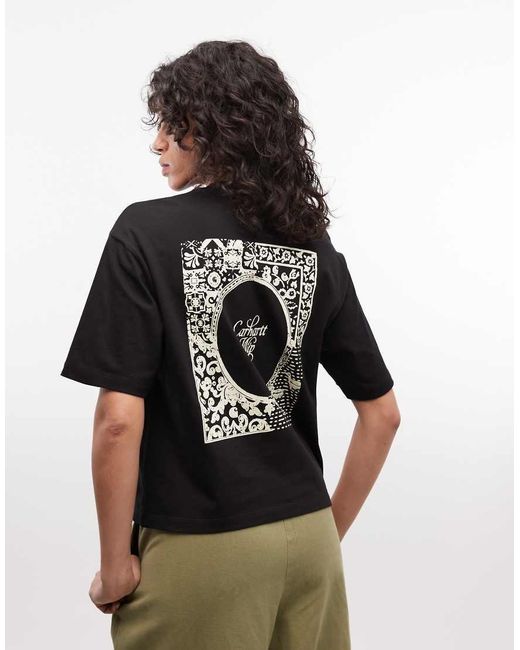 Carhartt Black Vestige T-shirt With Back Print