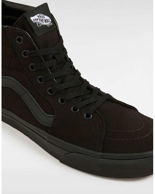 Vans Black Sk8-Hi Trainers