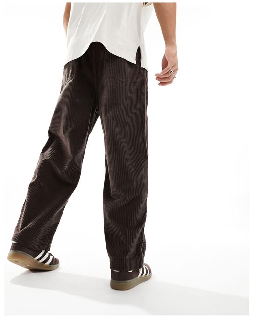 Pantaloni a fondo ampio di Pull&Bear in White da Uomo