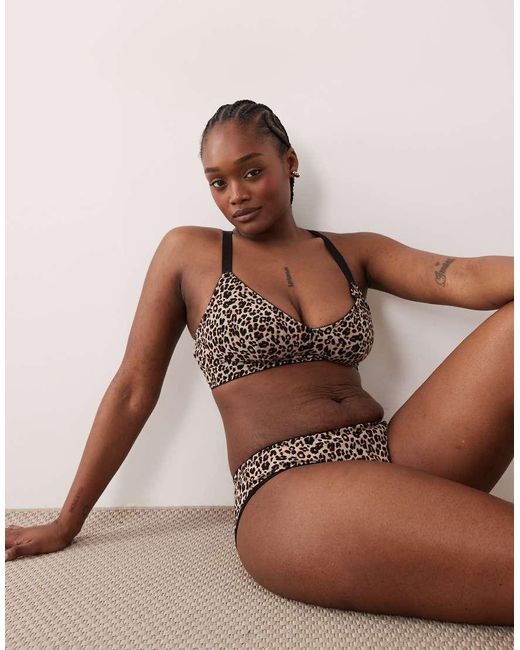 Lemonade Dolls Brown Fuller Bust Stretch Mesh Bralet