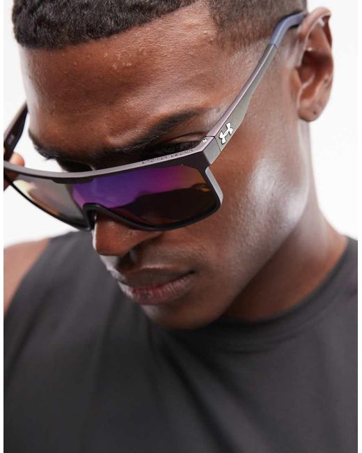Under Armour di Under Armour Sunglasses in Brown da Uomo