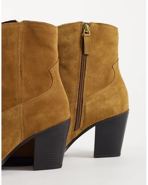 Mango Brown Ankle-boots