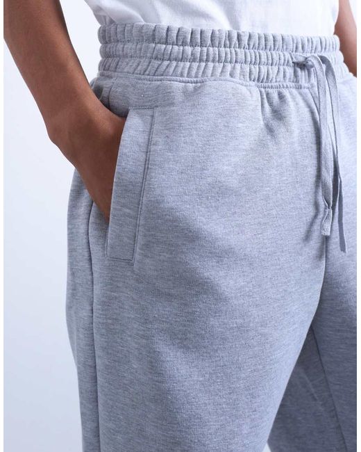 Topman Blue Straight Leg Jogger for men