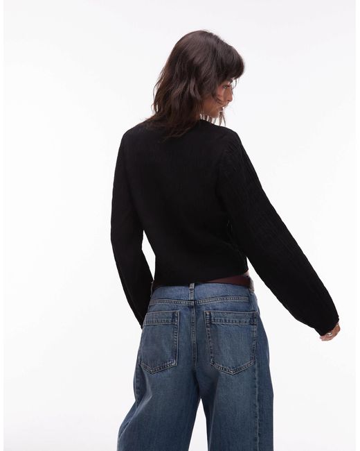 & Other Stories Blue – strukturierte bluse