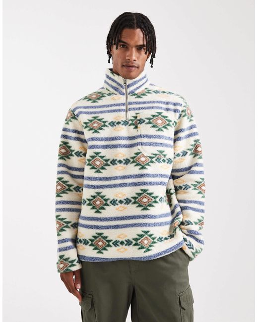 Jack & Jones – fleece-pullover in Gray für Herren