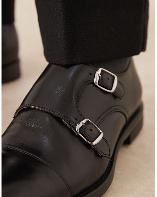 Mango – budapester aus 100% leder in Black für Herren