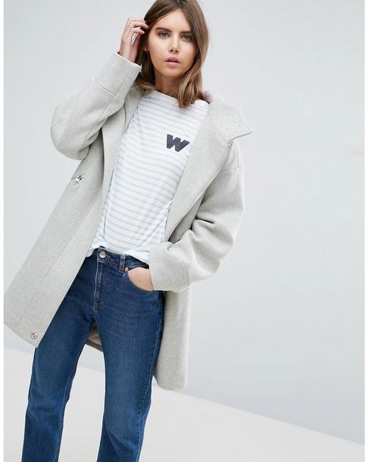 ASOS Gray Parka With Formal Styling