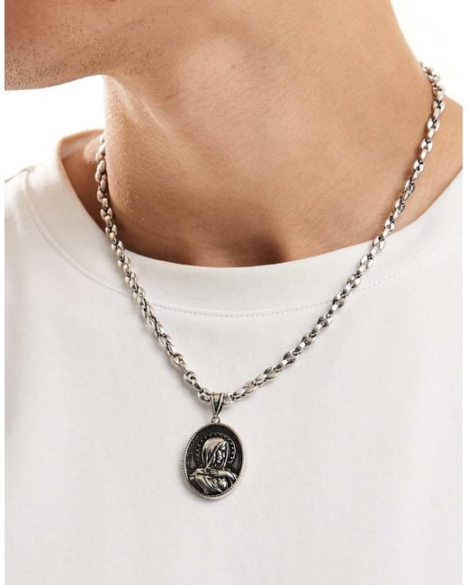 Collier ASOS pour homme en coloris Black
