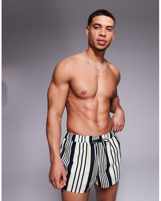 ASOS Gray Swim Shorts for men