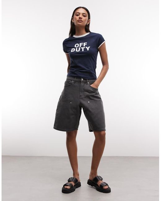Obey Gray Shift Panel Shorts