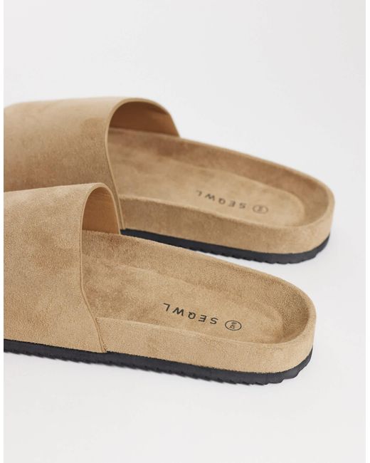 SEQWL Natural Marina Sliders for men