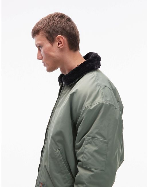 Coalfield - veste flight avec détail au col - moyen Dickies pour homme en coloris Gray
