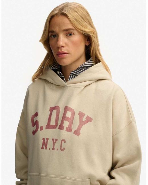 Superdry Natural Athletic Essentials Relaxed Hoodie