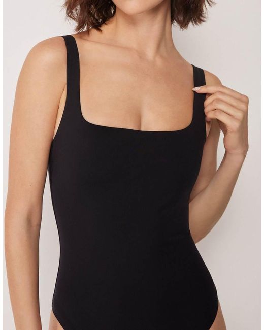 Calzedonia Black Premium Fit Sculpt One-Piece Swimsuit