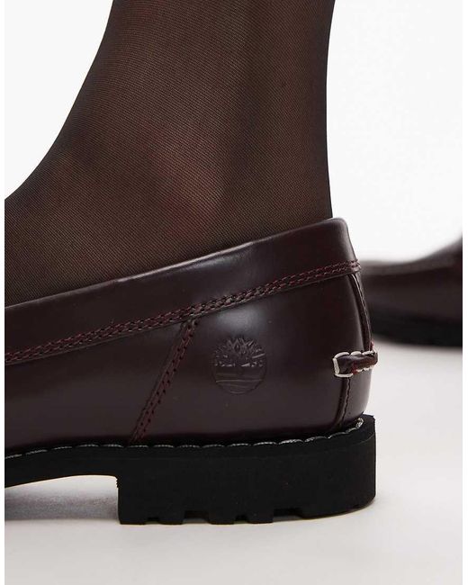 Timberland Blue Noreen Contrast Stitch Penny Loafer