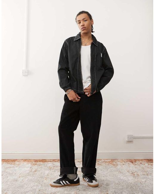 Adidas Originals Black Wabash Coach Jacket for men