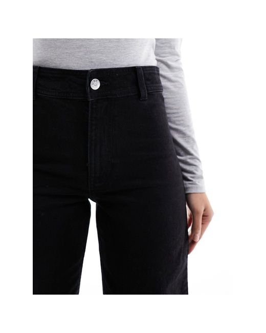 Mango Black baggy Relaxed Jean