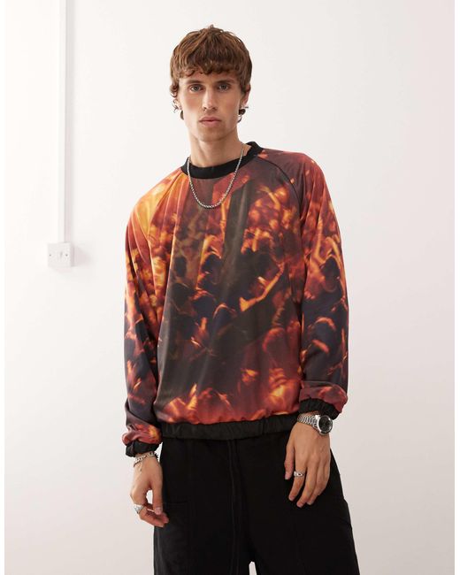 Top ras Umbro pour homme en coloris Red