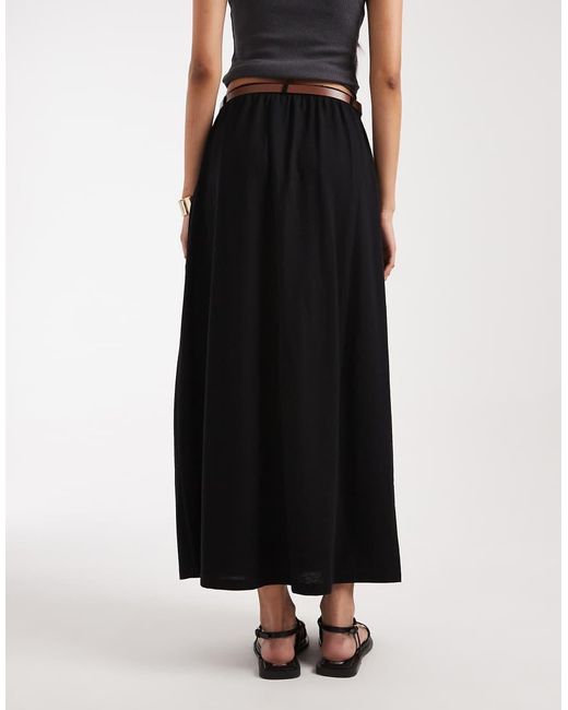 Gonna Lunga di Vero Moda in Black