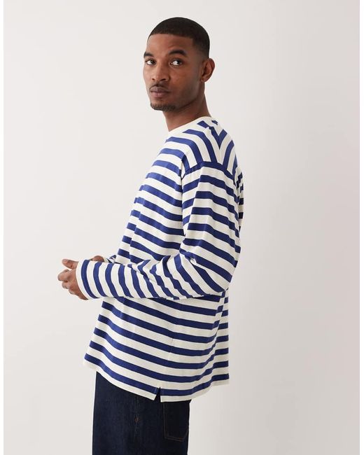 ARKET White Oversized Long Sleeve T-shirt for men