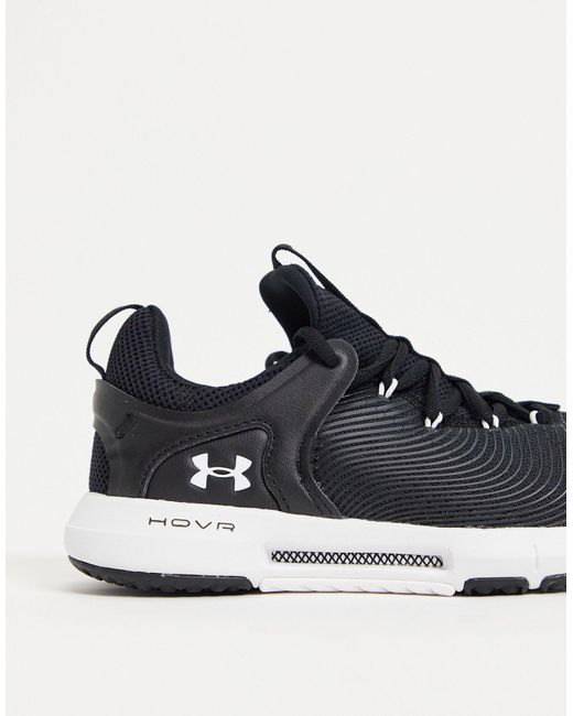 Under Armour Rubber Training Hovr Rise 2 Trainers in Black - Lyst