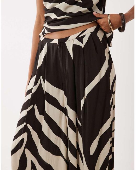 Mango White Cuca Relaxed Trouser Co-Ord