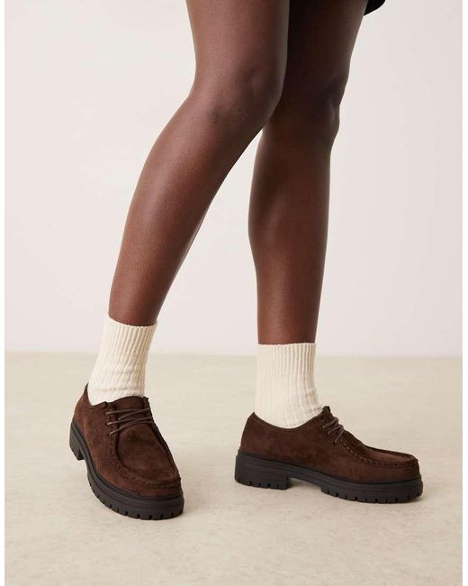 Glamorous Brown Derby Shoes