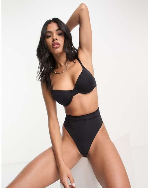 DORINA Black Evelyn B-f Blend Smoothing Unpadded Underwired Bra