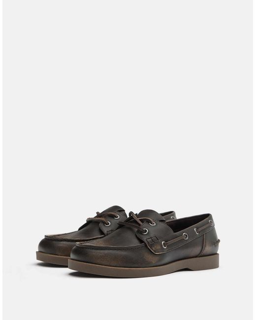 Pull&Bear White – schnürschuhe