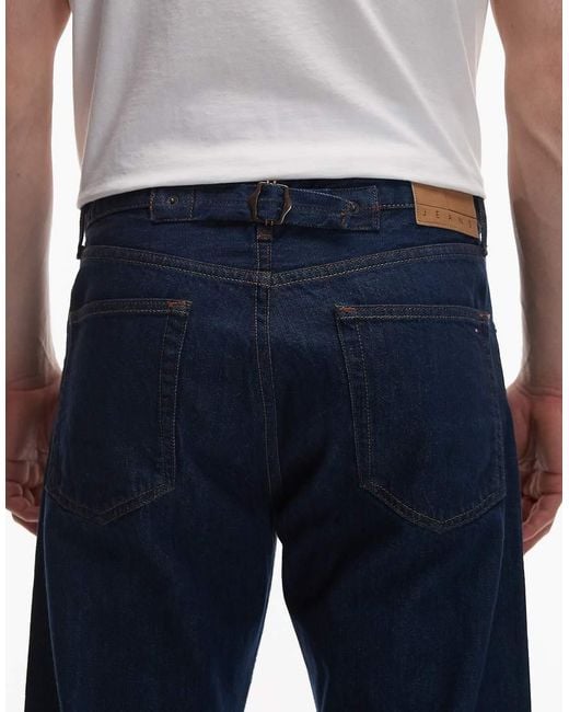 Tommy Hilfiger Blue Otis Regular Straight Selvedge Denim Jeans for men
