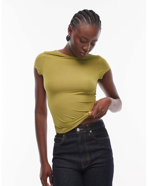 ASOS Green – figurbetontes oberteil