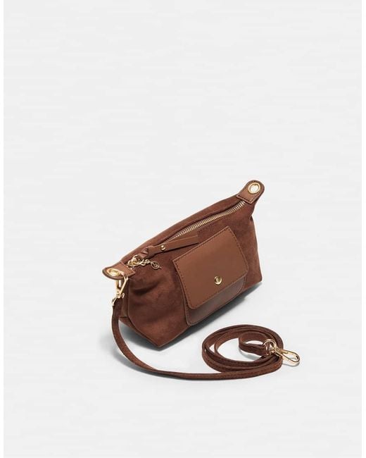 Stradivarius White Contrast Mini Bag