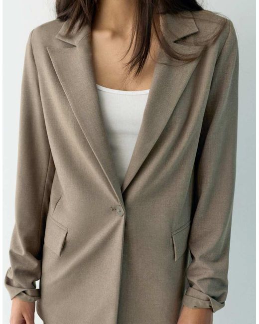 Blazer Basic Talpa di Pull&Bear in Natural