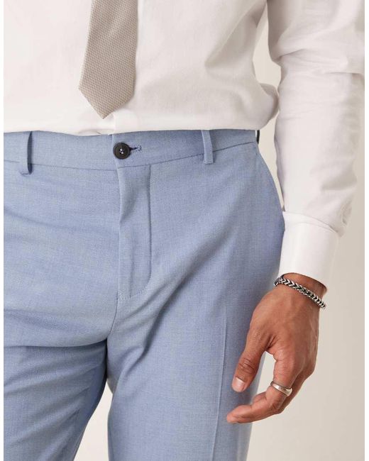 SELECTED Blue Liam Regular Fit Trouser for men
