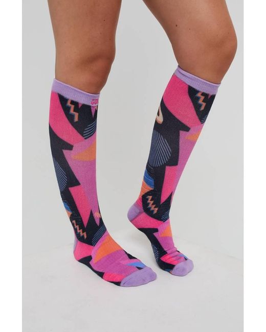 Calcetines Multicolores Para Esquí Y Snowboard Hotstepper De -Rosa OOSC de color Pink
