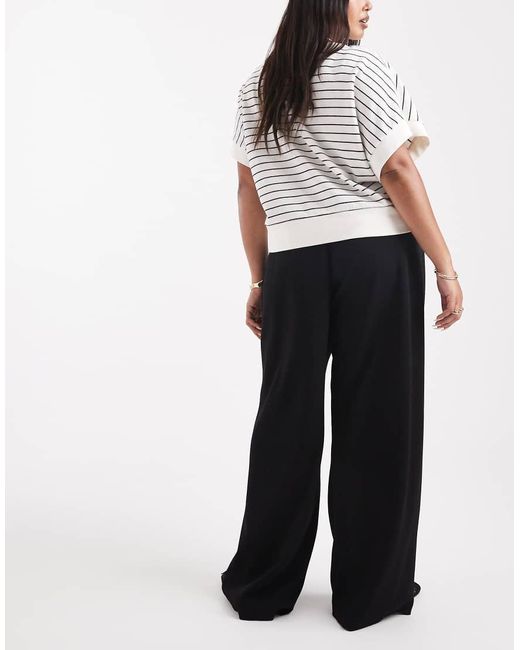 Vero Moda White Loose Pull On Trousers